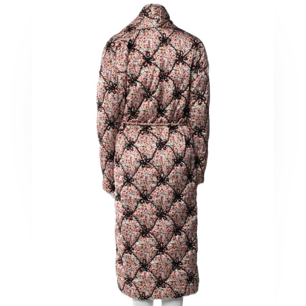 Silvia Tcherassi Quilted Patterned Robe Coat - image 8
